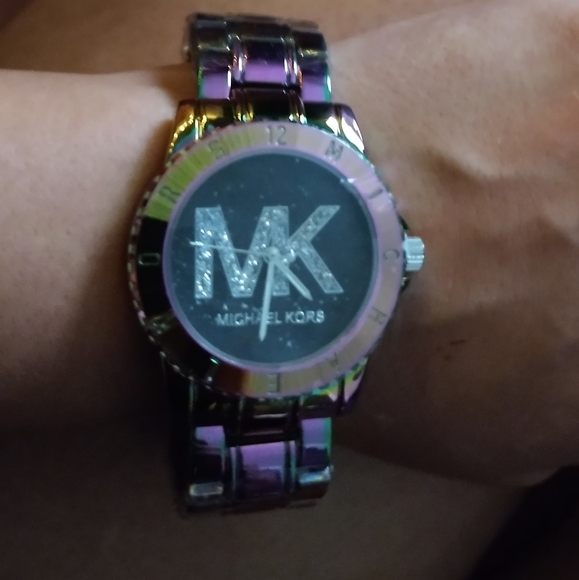mk rainbow watch